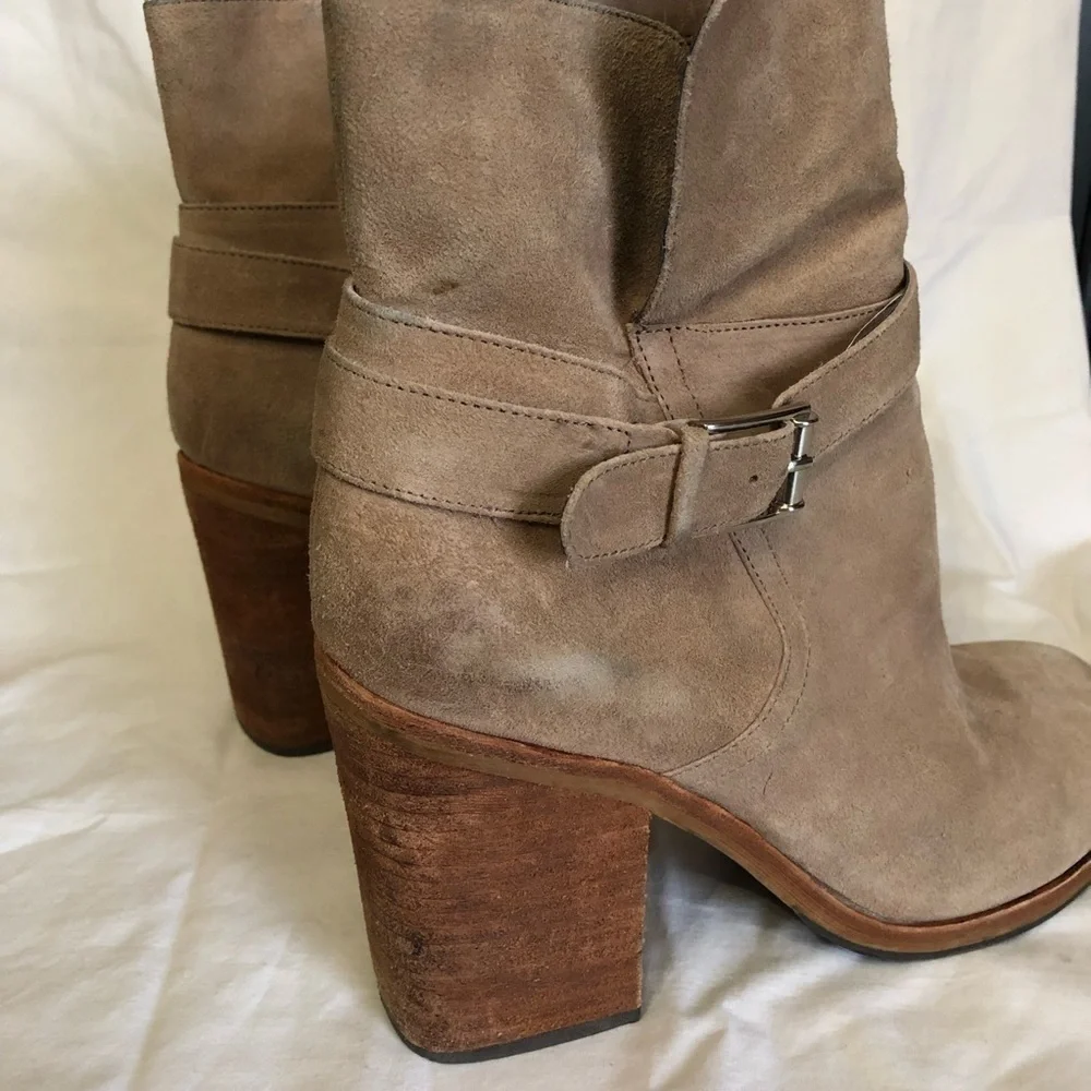 Women's Sam Edelman Tan Ankle Boot Size 8M - Picture 3 of 5